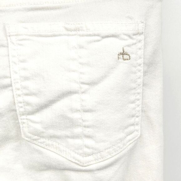 Rag & Bone Jeans 27 Womens White The Capri MidRise Skinny Denim - Picture 3 of 9